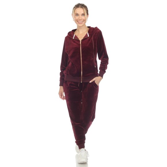 2 Piece Velour Tracksuit Set - Picture 1 of 6
